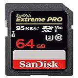 Cartão Sandisk 64gb 95mb S Extreme Pro Uhs I Sdxc