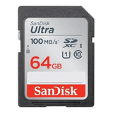 Cartão Sandisk Sdxc Ultra Classe 10 64gb Sd Lacrado