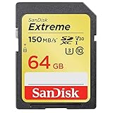 Cartão SD SanDisk 64GB Extreme SDXC