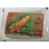 Cartão Telefônico Antigo Lacrado Galo Da Serra Telebras