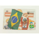 Cartão Telefônico Ayrton Senna 1 9 Pasta 38