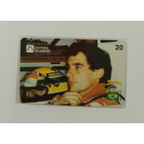 Cartão Telefônico Ayrton Senna 4 9 Pasta 38 