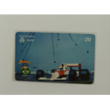 Cartão Telefônico Ayrton Senna 7 9 Pasta 38