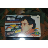 Cartão Telefônico Ayrton Senna Do Brasil lote 