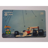 Cartão Telefônico Ayrton Senna Esquadrilha Fumaça