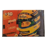 Cartão Telefônico Ayrton Senna Lote 11 Pasta 38 
