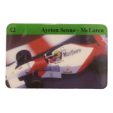 Cartão Telefônico Ayrton Senna Lote 3 Pasta 38 
