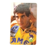 Cartão Telefônico Ayrton Senna Lote 4 Pasta 38 