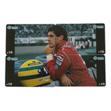 Cartão Telefônico Ayrton Senna Série N 10 De 15 Pasta 39 