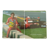 Cartão Telefônico Ayrton Senna Série N 5 De 15 Pasta 39 