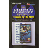 Cartão Telefônico Batman Forever Batman Cartão No Folder 