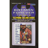 Cartão Telefônico Batman Forever Two Face Cartão No Folder