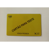 Cartão Telefônico Cartão De Teste Vazio 4 De 4 Pasta 38 