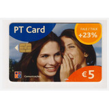 Cartão Telefônico De Portugal Usados Com Chip 5 Euros