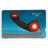 Cartão Telefônico De Teste Telefone Vermelho Telebrás 1987