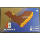 Cartão Telefônico Estados Brasileiros Alagoas