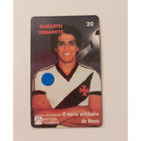 Cartão Telefônico Futebol  Roberto Dinamite