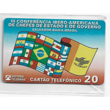 Cartão Telefônico I I I Conferencia Ibero Americana 