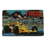 Cartão Telefônico Japão Ayrton Senna novo Em Folha raro P39