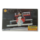 Cartão Telefônico Japão Ayrton Senna Raro N 1 Pasta 37 