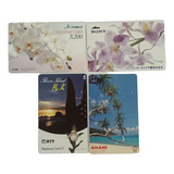 Cartão Telefônico Japão Lindos Lote 5 Pasta 39 Orquídeas