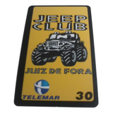 Cartão Telefônico Jeep Club Mídia De Minas T 5000
