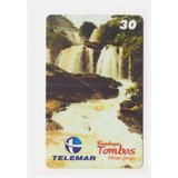 Cartão Telefônico Mídia Cachoeira De Tombos Tiragem 5000