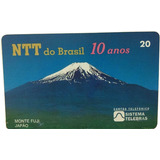 Cartao Telefonico Monte Fuji Tr 10mil Novo 1997