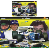 Cartao Telefonico Puzzle 06 Ayrton Senna 5 Cards Importados