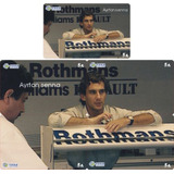 Cartao Telefonico Puzzle 07 Ayrton Senna 5 Cards Importados