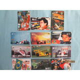 Cartão Telefônico Série Completa Airton Senna 97 Original