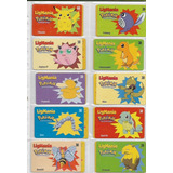 Cartao Telefonico série Fechada pokemon todos Telepar raro