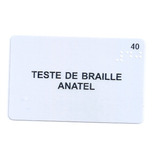 Cartao Telefonico Teste Braille