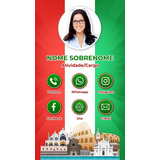 Cartão Visita Digital Interativo Aulas Idiomas Italiano 6