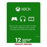 Cartão Xbox Live Gold Brasil Cartão 12 Meses Envio Imediato