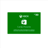 Cartão Xbox Live R 30 Reais Microsoft Gift Card One Series