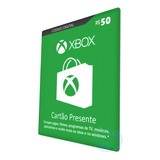 Cartão Xbox Live Store Br Gift