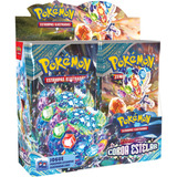 Cartas De Pokémon Box Display Coroa Estelar Hydrapple Copag Em Portugués