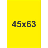 Cartaz Amarelo Grande Supermercado 45x63cm c 100 Unidades