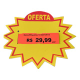 Cartaz De Oferta Splash Com Visor M 16x15 Pct C 100 Uni