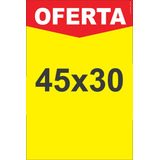 Cartaz Oferta 45x30 A3 Médio Supermercado Duplex 600 Unds