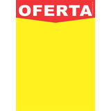 Cartaz Oferta Horizontal A5 15x21 Cm Supermercado 100 Und