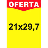 Cartaz Oferta P A4 Sulfite Supermercado 21x30cm 1 000 Unid