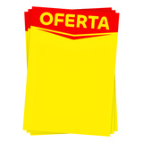 Cartaz Oferta Promoção Supermercado Offset A4 Kit 100 Fls