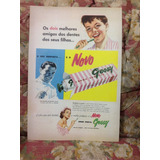 Cartaz Propaganda Antiga Creme Dental Gessy Década 50