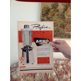 Cartaz Propaganda Liquidificador Arno Ano 1955