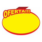 Cartaz Splash De Oferta Redondo 10x15cm 500 Unidades