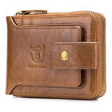 Carteira Antiga Masculina De Couro Nobre Vintage