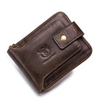 Carteira Antiga Masculina Vintage De Couro Nobre B