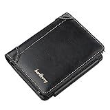 Carteira Couro Trabalhado Masculina Zíper Moeda Preto